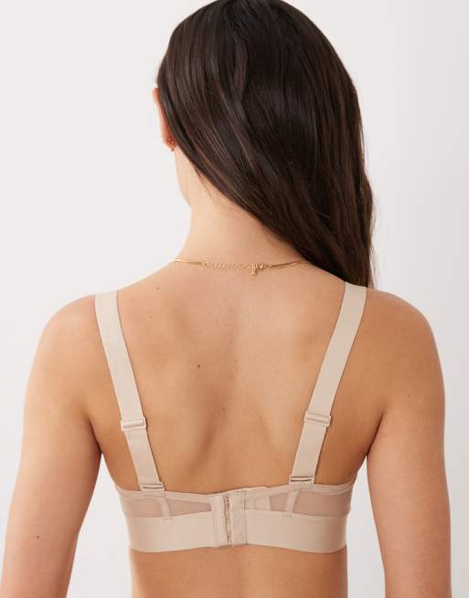 DKNY sheers convertible strapless unlined bra in beige, 4 of 4
