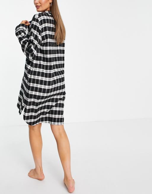 Dkny new discount black white plaid