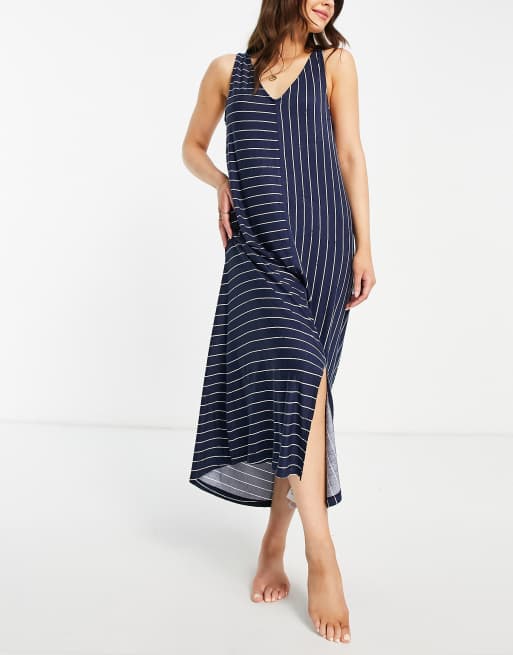 Dkny striped outlet dress