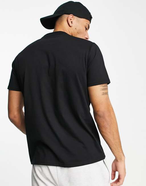 DKNY Sport – svart t-shirt med gummilogga på bröstet, 2 av 4