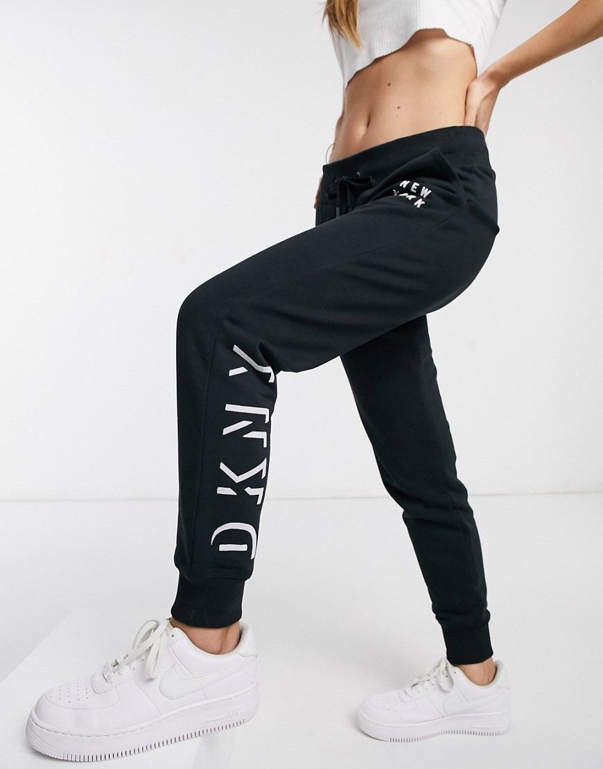 DKNY - Trainingsbroek met New York-logo-Zwart