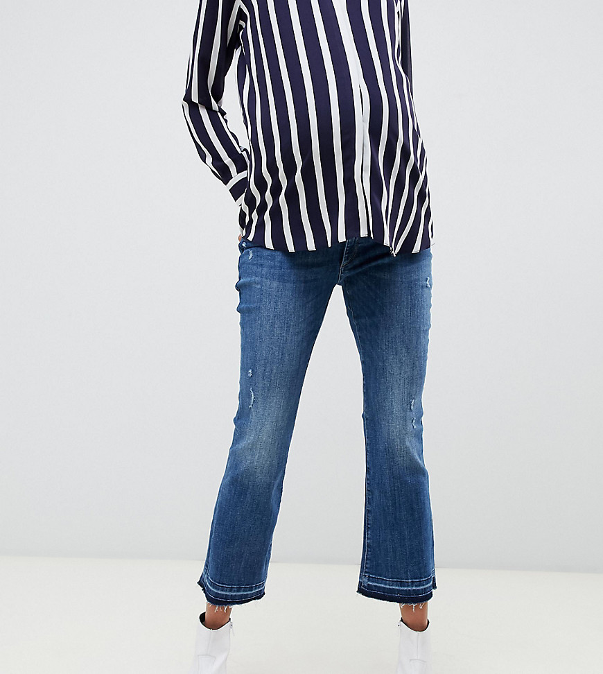 DL1961 - Lara - Zwangerschapskleding - Jeans met recte pijpen-Blauw