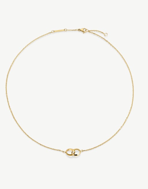 D.LOUISE Linked waterproof necklace in gold  - GOLD