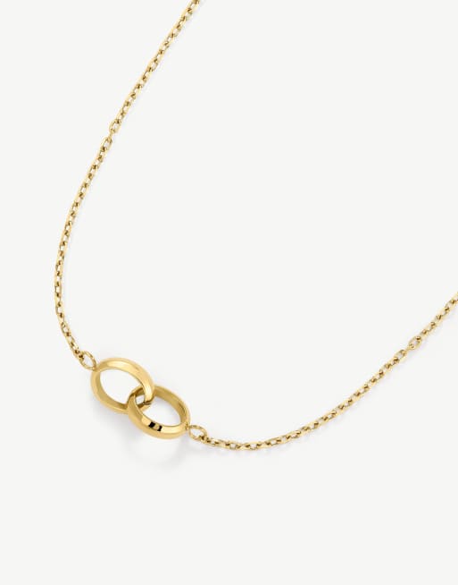 D.LOUISE Linked waterproof necklace in gold, 2 of 3
