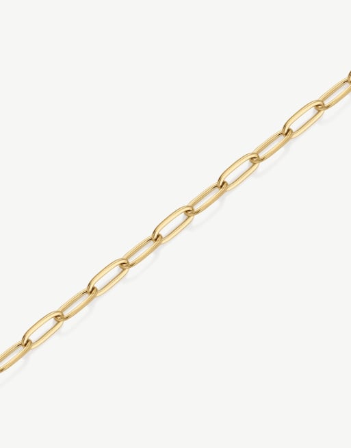D.LOUISE Paperclip waterproof bracelet in gold, 2 of 3