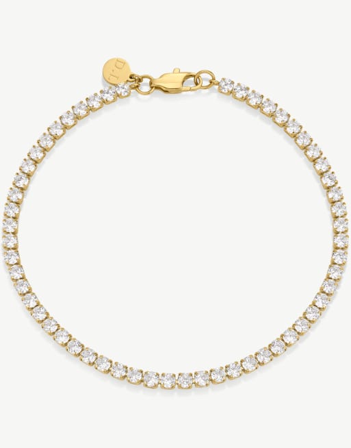 D.LOUISE Tennis waterproof bracelet in gold  - GOLD