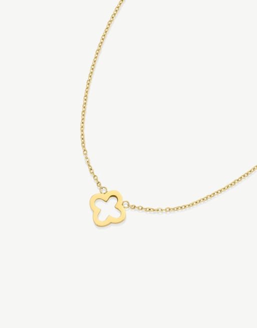 D.LOUISE waterproof Classic clover pendant in gold, 2 of 3