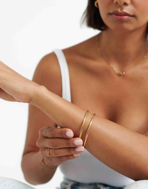 D.LOUISE waterproof Classic gold  bangle in gold   - GOLD - view 1