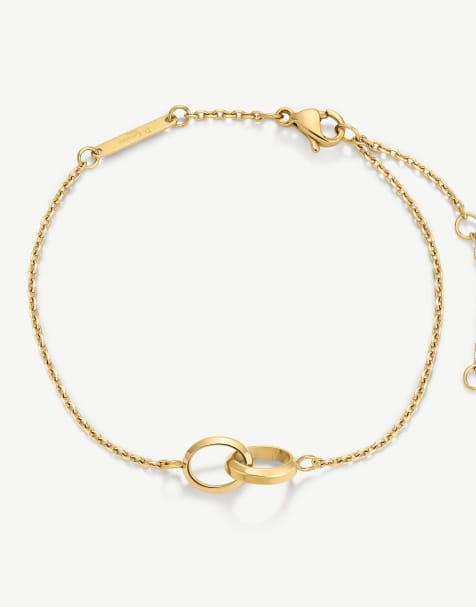 D.LOUISE waterproof Linked bracelet in gold   - GOLD - view 1