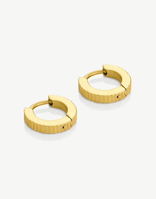 D.LOUISE waterproof Mini pleat huggies in gold   - GOLD