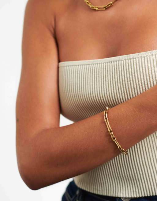 D.LOUISE waterproof The Lovers chain bracelet in gold   - GOLD, 3 of 3