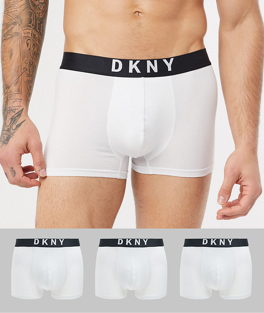 DNKY 3 pack trunks in white
