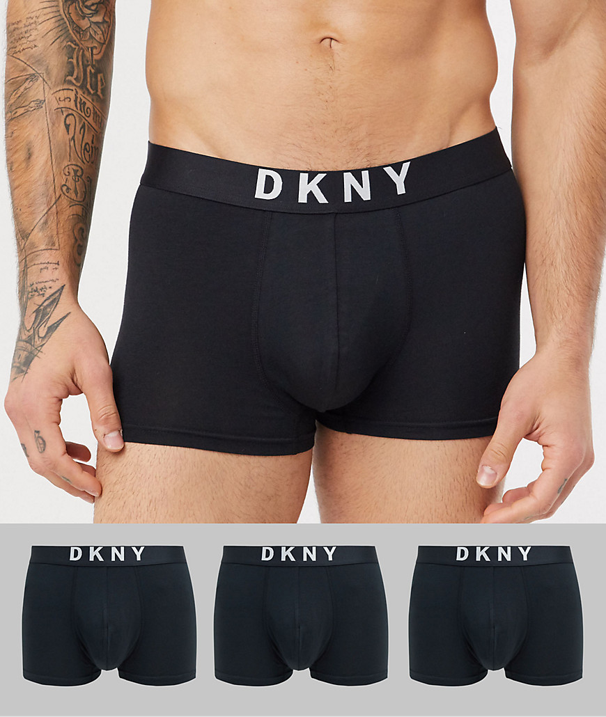 DNKY - Set van 3 boxershorts in zwart