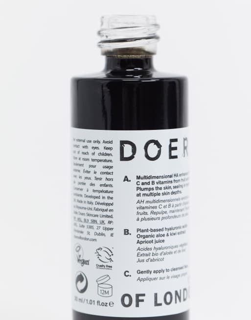 Doers Of London Hyaluronic Acid Hydration Serum Hydrerande Serum Med Hyaluronsyra Asos