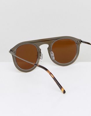 dolce & gabbana 48mm round sunglasses