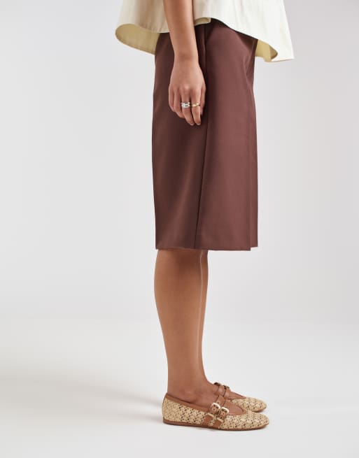 Dolce Vita Baylee woven ballet flats in natural with tan leather-look straps, 3 of 4