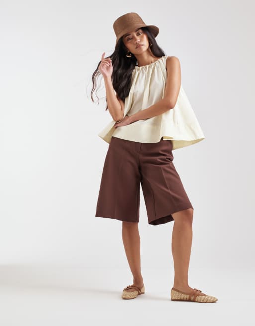 Dolce Vita Baylee woven ballet flats in natural with tan leather-look straps, 4 of 4