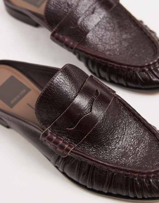 Dolce Vita Betzy ruched loafer mule in blackberry, 2 of 5
