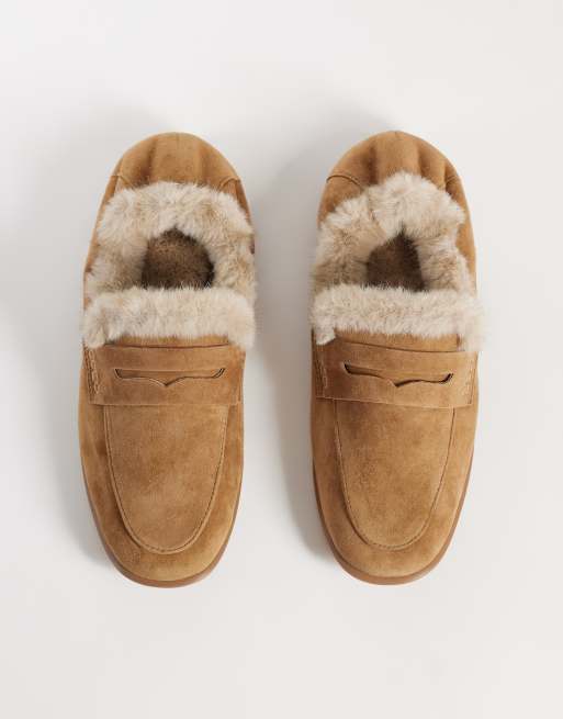 Dolce Vita Cloey loafer med imiteret pels i lysebrun, 2 af 5