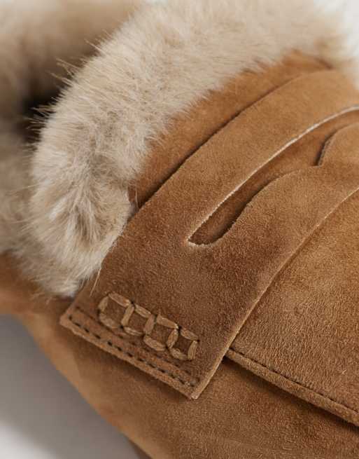 Dolce Vita Cloey mocassin en fausse fourrure marron clair, 5 de 5