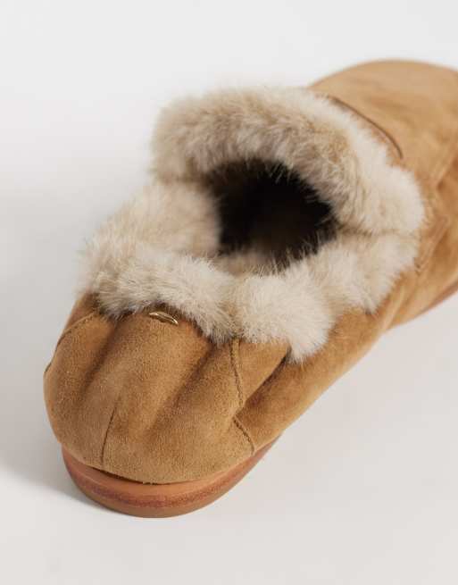 Dolce Vita Cloey Plush fur loafer in light brown, 4 of 5