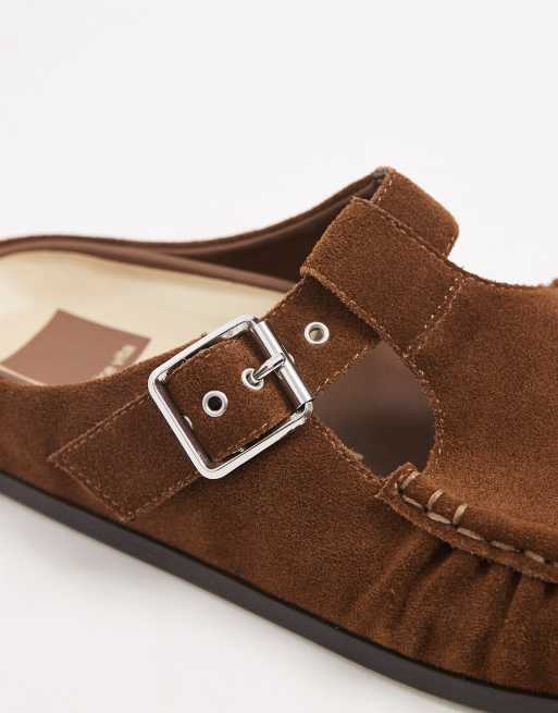 Dolce Vita – Jeanne – Jasnobrązowe zamszowe chodaki, 3 z 5