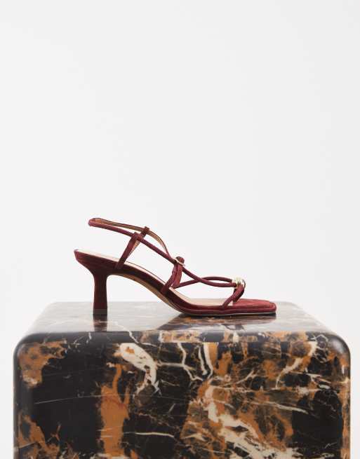 Dolce Vita - Mylee - Sandales à talon en daim à brides et détail doré - Baie, 2 de 5