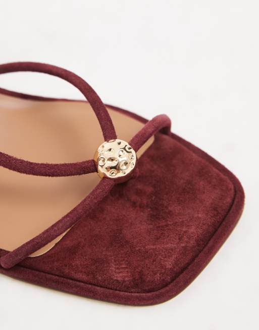 Dolce Vita - Mylee - Sandales à talon en daim à brides et détail doré - Baie, 3 de 5