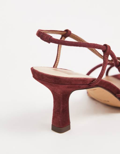 Dolce Vita - Mylee - Sandales à talon en daim à brides et détail doré - Baie, 5 de 5