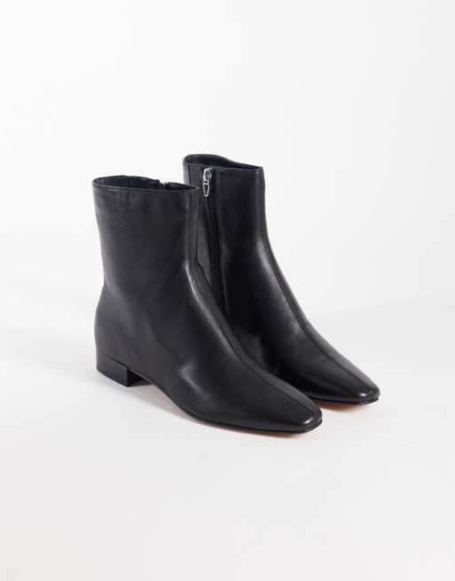 Dolce Vita Tarine bottines basses à bout biseauté noires, 2 de 4