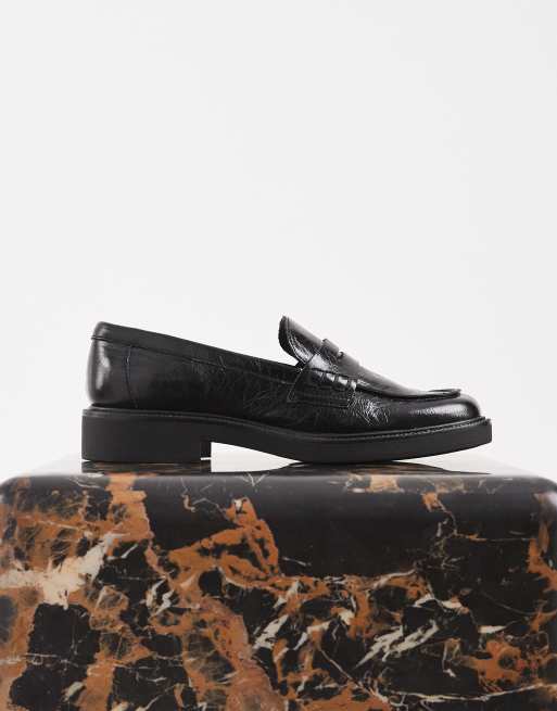 Dolce Vita Tiggy loafers in zwart leer, 3 van 5