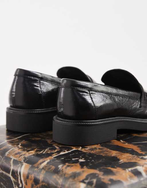 Dolce Vita Tiggy loafers in zwart leer, 4 van 5