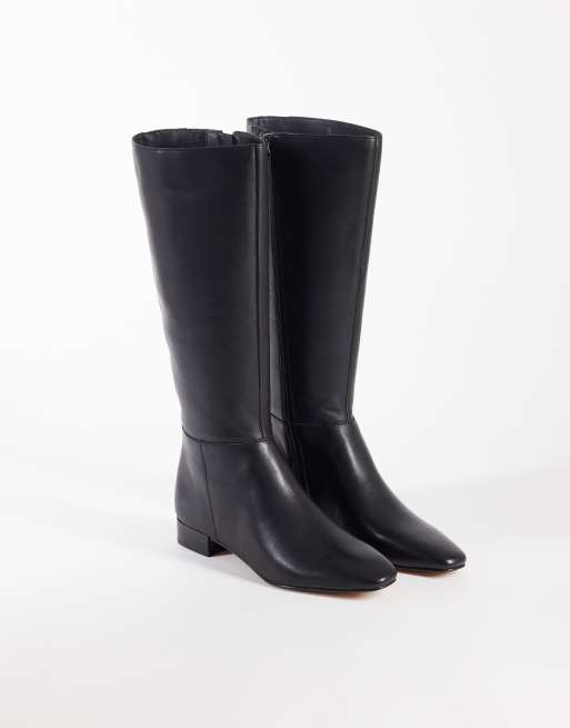 Dolce Vita Tywin knähöga boots i svart läder, 2 av 4