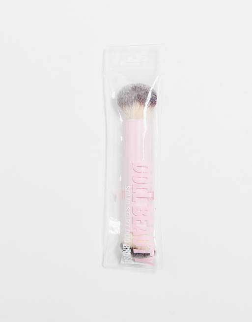 Doll Beauty – Solid Start – Podwójny pędzel do kremu i pudru, 2 z 3