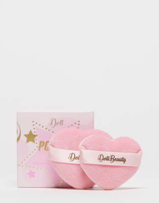 Doll Beauty Solid Start Powder Puffs-Pink