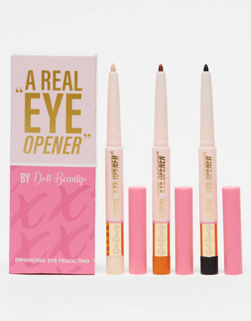 Doll Beauty – Zestaw trzech kredek do oczu – A Real Eye Opener