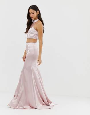 two piece set maxi skirt