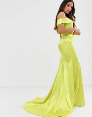 neon long dress