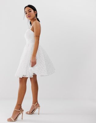 asos white prom dress