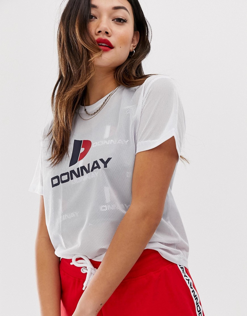 Donnay boxy 2 in 1 t-shirt-White