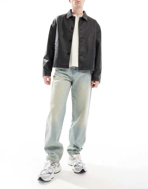 Don't Think Twice - Jean baggy rigide - Bleu clair vintage - view 1