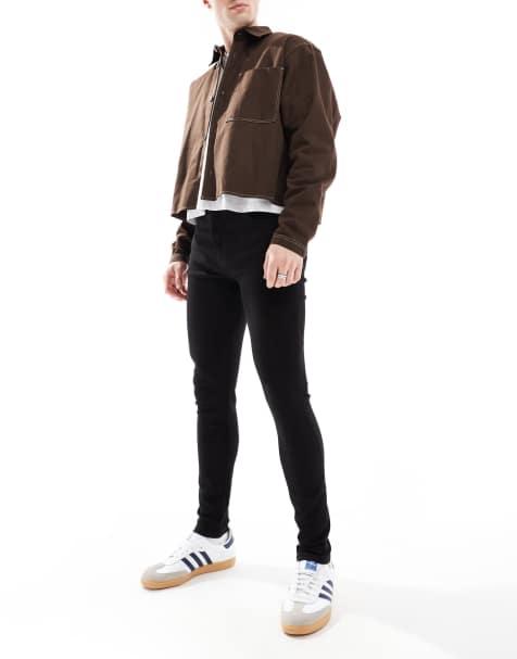 Don't Think Twice - Jean stretch ultra skinny - Noir - view 1