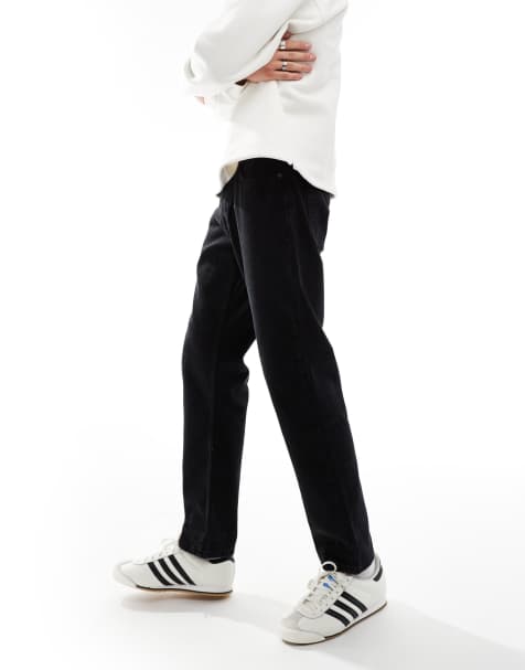 Don't Think Twice - Jeans dritti rigidi nero slavato - view 1