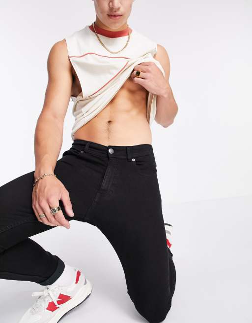 Don't Think Twice - Jeans super skinny neri , 3 di 4