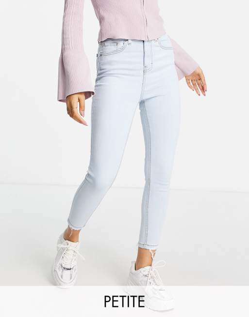 Don't Think Twice Petite - Ellie - Jeans skinny a vita alta, colore azzurro 