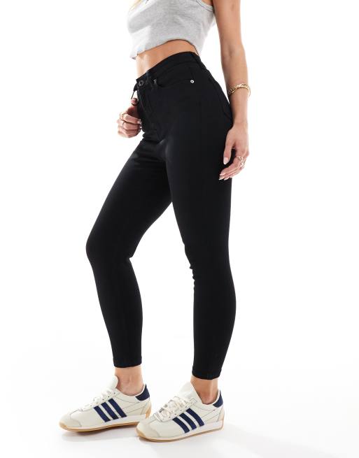 Don't Think Twice Petite - Ellie - Jeans skinny a vita alta, colore nero, 5 di 5