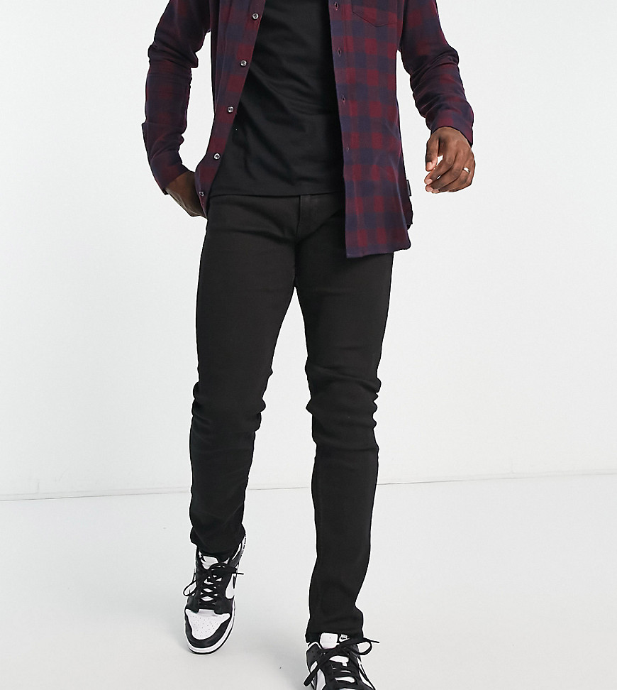 Don't Think Twice Tall slim fit jeans in black