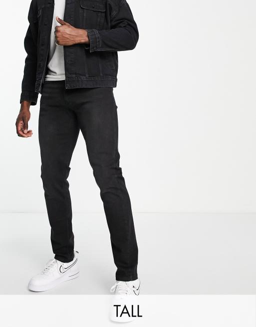 Don't Think Twice Tall slim fit jeans in washed black | ASOS