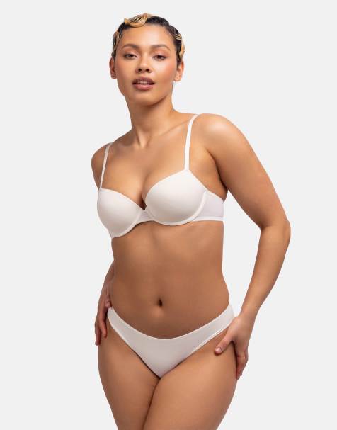 Dorina 2-pack louise light padded demi pink/ivory bra in pink/ivory - view 1