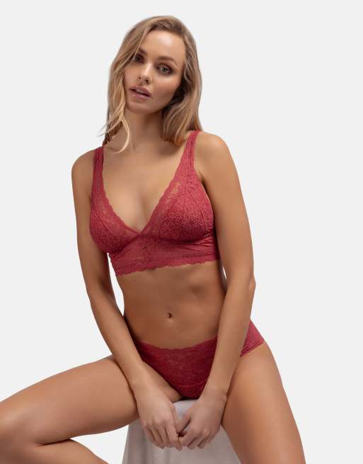 Dorina 3-pack lana brief coral/beige/black in coral/beige/black, 3 of 4